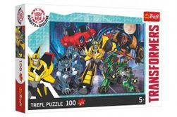 Puzzle echipa de Autobots / Transformers roboți în deghizare 100 de piese 41x27. 5cm într-o cutie 29x19x4cm RM_89116315