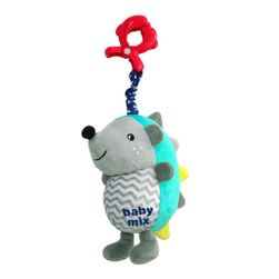 Dětská plyšová hračka s hracím strojkem  Ježek modro - šedý RW_44901