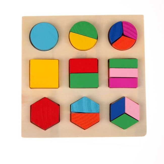 Dětská hra s tvary- 3 varianty 1