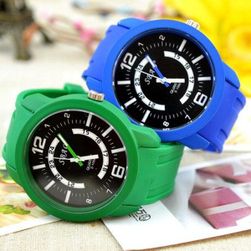Stylové silikonové hodinky v různých barevných provedeních