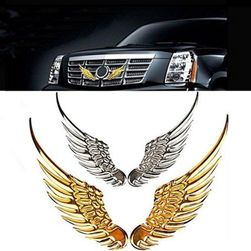 3D наклейка на машину - крылья ангела