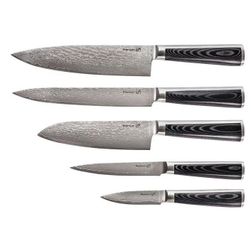 Set de cuțite Damascus Premium, cutie, 5 bucăți VO_6002260