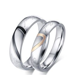Prsteny z nerezové oceli pro páry