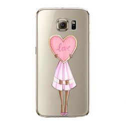 Silikonski ovitek za Samsung S5, S6, S7 - motiv dekleta