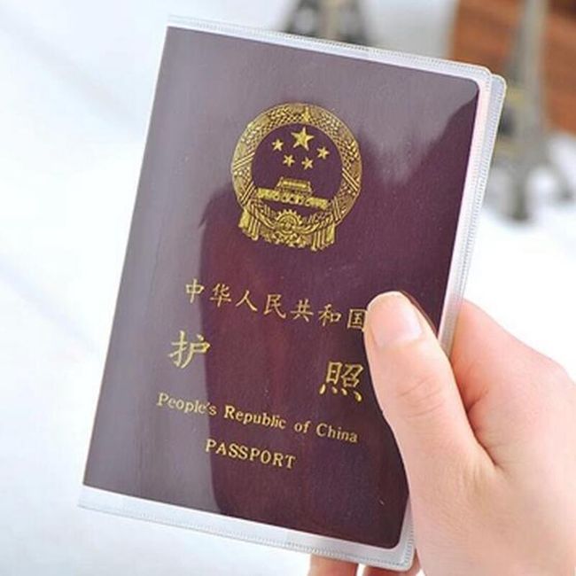 Prozoren ovitek za potni list 1