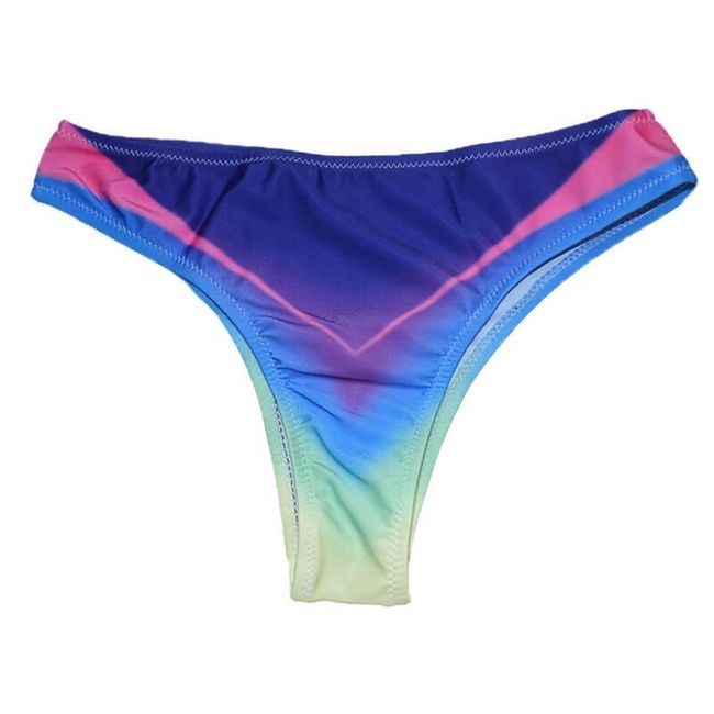Долнище на бикини в цветовете на дъгата - Rainbow-размер 4 1