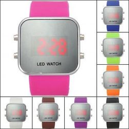 Lustrzany LED zegarek - unisex