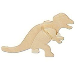 Woodcraft Drvena 3D slagalica mini slagalica Tyranosaurus PD_1487024