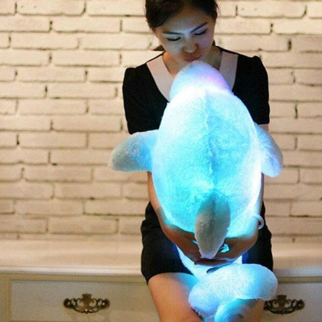 Светящаяся LED подушка - Дельфин 1