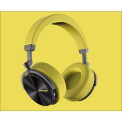 Náhlavní bluetooth sluchátka Bluedio T5 - Žlutá SR_606461