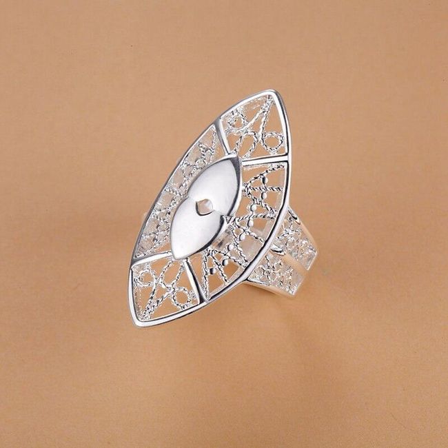 Дамски пръстен с елегантен дизайн - 4 размера 1