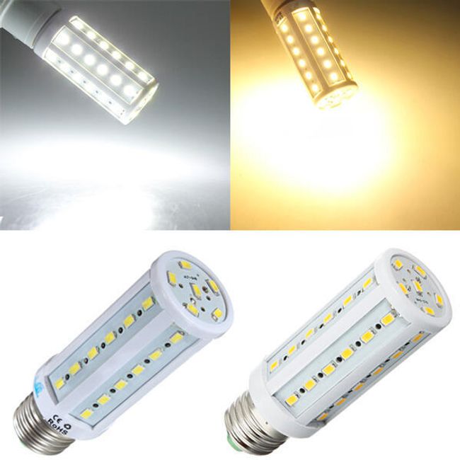 8W LED žárovka s 42 LED diodami - 2 barvy světla 1