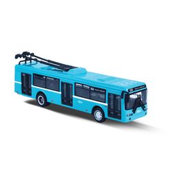 Kovový trolejbus DPO Ostrava modrý 16 cm RZ_204072