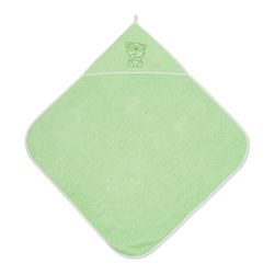 Otroška kopalna brisača s pokrovom 80x80 CM zelene TY_20810200003