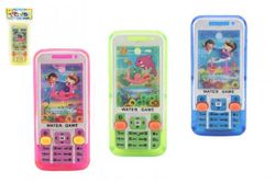 Gra wodna puzzle - telefon komórkowy ,plastikowy 11x5cm 4 kolory w torbie RM_00850230