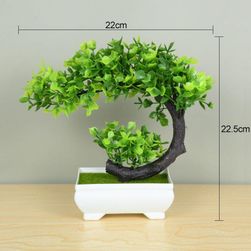 Umjetne biljke u saksiji Zeleni bonsai malo drvo trava Biljke lonac ukras ake niže ili kućni vrt ukras svadba SS_1005002403851641