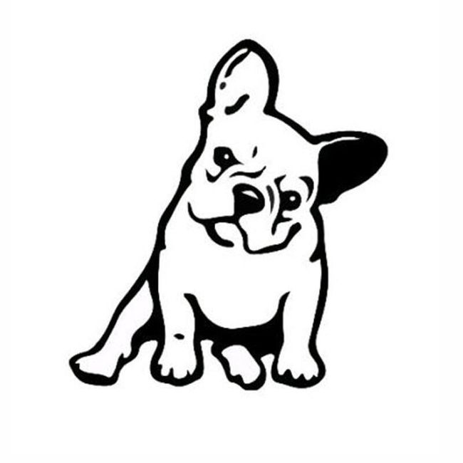 Frenski Buldog Stiker Shipgratis Bg