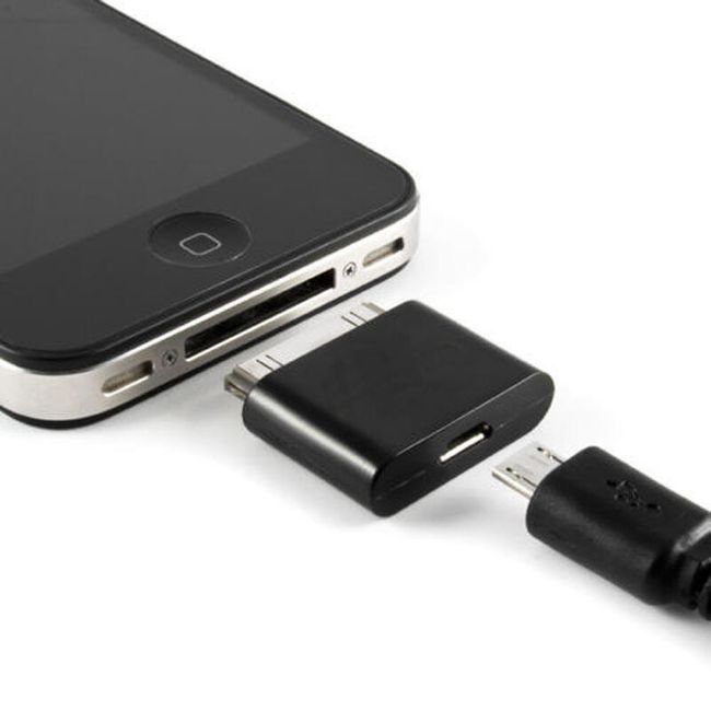 Adapter Micro USB/30 pin dla iPhone 1