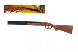 Pistolet/strzelba kowbojska składana plastikowa 50cm na kartonie RM_00850423
