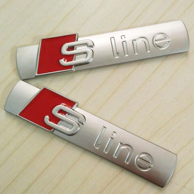 3D nalepnica za auto S LINE 1