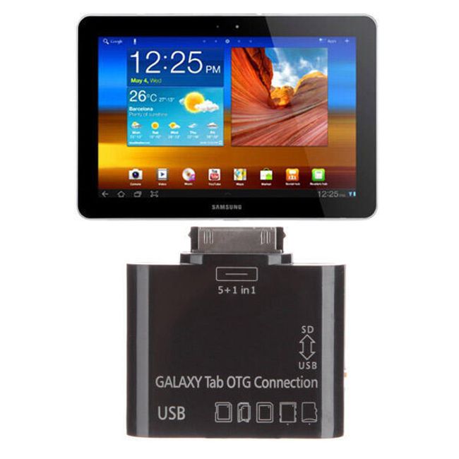 Čtečka paměťových karet s USB portem pro tablet Samsung Galaxy 1