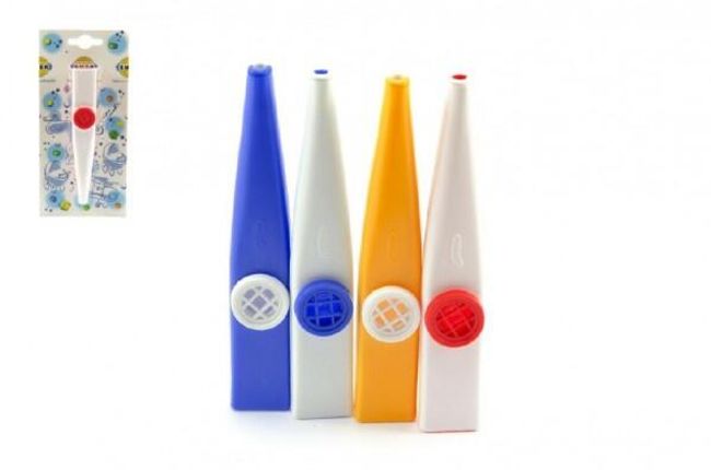 Kazoo plast 12cm asst 4 farby na karte RM_48001207 1