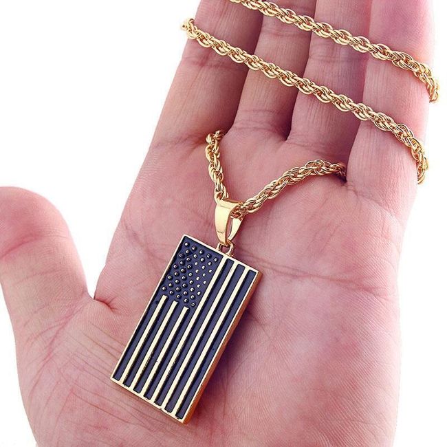 USA zászló medál nyaklánc 1