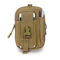 Мъжка тактическа чанта за колан - зелена AT_SS32595244401