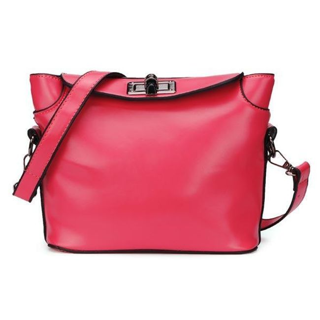 Moderní dámská taška v zelené a růžové barvě 1