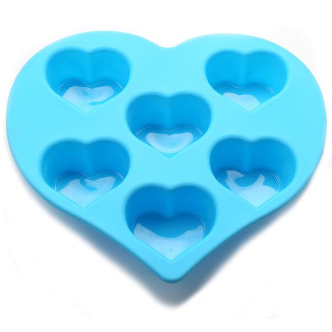 Silikonová forma na muffiny ve tvaru srdce 1