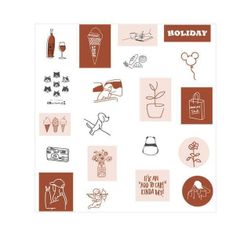 Set de autocolante Shelley