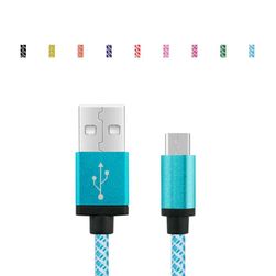 Pletený Micro USB kabel pro Android - různé barvy a délky