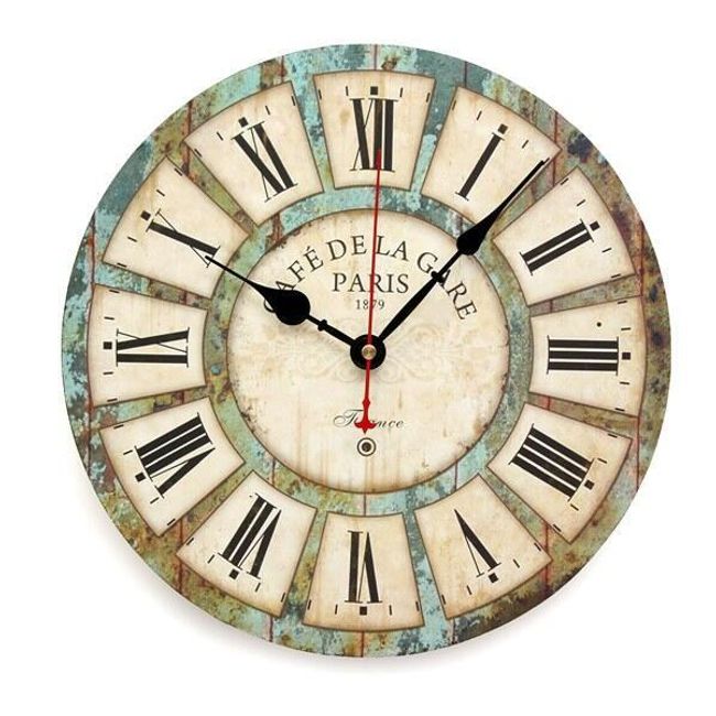 Ceas Vintage De Perete Cu Cifre Romane Shipgratis Ro