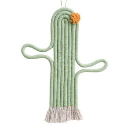 Makramé dekorace Cactus