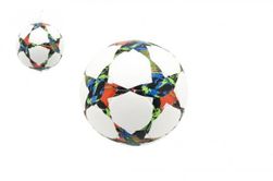 Felfújt futball labda csillag, 22 cm-es, 5-ös méretű bőrt varrva táskába RM_00311371