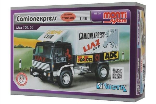 Stavebnica Monti System MS 28 Camion Expres Liaz 1:48 v krabici 22x15x6cm RM_40000028 1