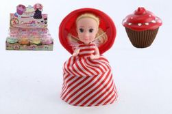 Lalka/Cupcake plastik 15cm pachnąca 12 rodzajów ,w pudełku RM_23401092