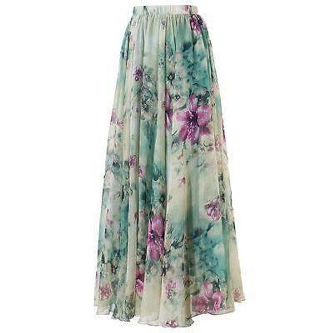 Maxi suknja sa cvetićima 1