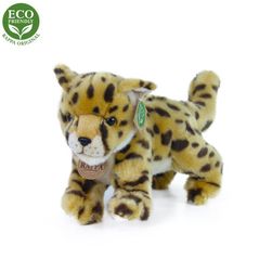 Pluszowy kotek gepard stojący z formowalnymi kończynami 22cm ekologiczny RZ_207110