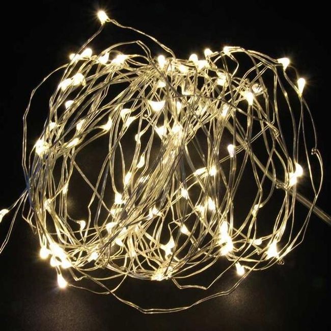Led Retez Na Baterie S Malymi Svetylky Ruzne Barvy