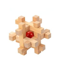 Puzzle drewniane - 7cm - 4 rodzaje Dallo