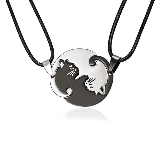 Colier Pentru Femei Pisici Yin Yang Shipgratis Ro