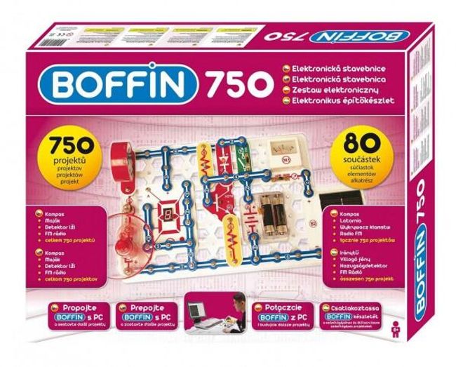 Stavebnica Boffin 750 elektronická 750 projektov na batérie 80ks v krabici 52x40x8cm RM_54111020 1
