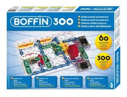 Stavebnice Boffin 300 elektronická 300 projektů na baterie 60ks v krabici 48x34x5cm RM_54001018
