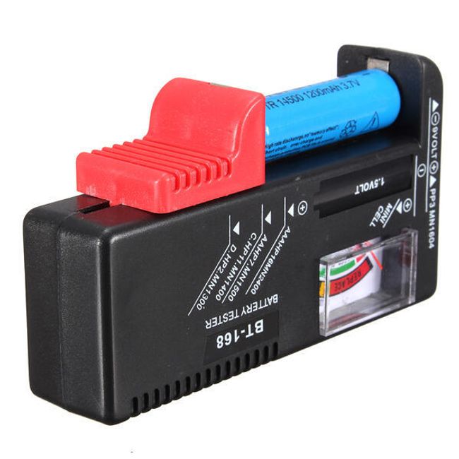 Tester universal de baterii în negru 1