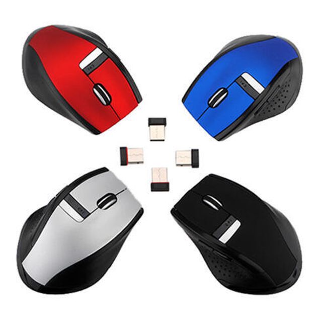 Mouse wireless cu design ergonomic - 4 culori 1
