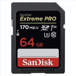 Paměťová karta Extreme PRO SDXC 170 MB/s, UHS - I, Class 10, U3, V30 64 GB VO_2845459