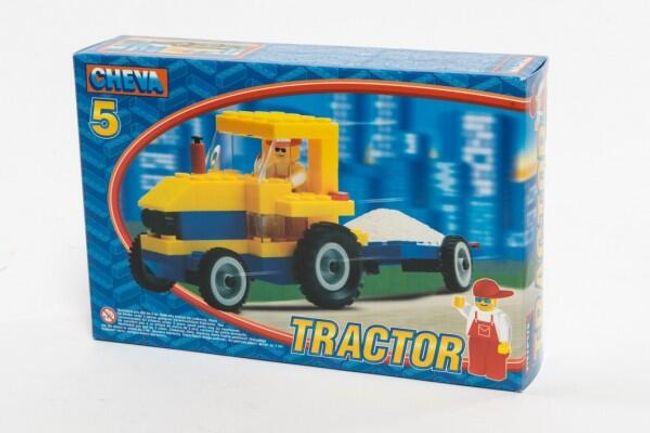 Stavebnica Cheva 5 Traktor s vlekom 84ks v krabici RM_49000005 1