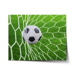 Plakát SABLIO - Fotbalový míč v bráně VY_cz6759