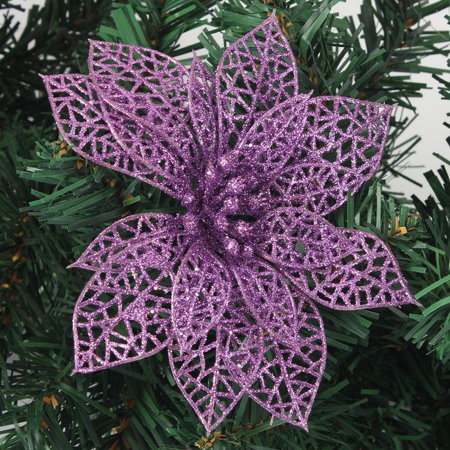 Umetna dekoracija - cvet Božična zvezda 1